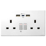 MIIK – GaN45W Type-C/USB 電制插座 (孖蘇)