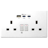 MIIK – GaN68W Type-C/USB 電制插座 (孖蘇)