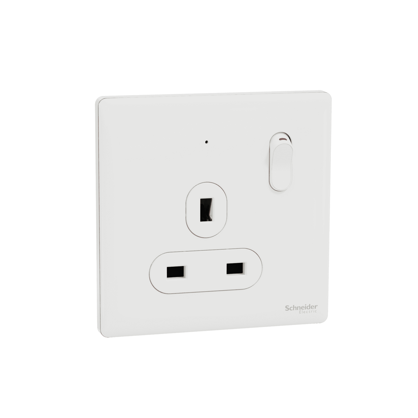 施耐德 Unica X 13A 單位連保護門有掣雙極插座連LED指示燈