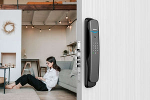 【限時優惠】 PHILIPS EasyKey DDL702E 推拉式智能門鎖(紅古銅/曜石黑) | 隨時隨地查看智能鎖存取記錄