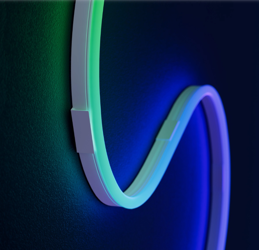 Nanoleaf 智慧多彩柔性燈帶 可彎曲 Wi‑Fi 藍牙 Matter 互聯 室內裝飾 多色變化