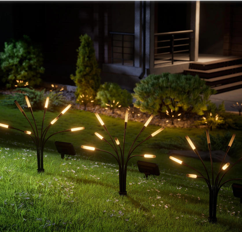 Nanoleaf 多彩太陽能庭院燈 2 件套 防水LED 智能 戶外 照明