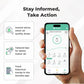 Sensibo Elements | 智慧 WiFi 空氣品質監測器、濕度計、二氧化碳偵測器、空氣污染指示器、二氧化碳監測器、溫度感測器，相容於 Alexa、Google Home