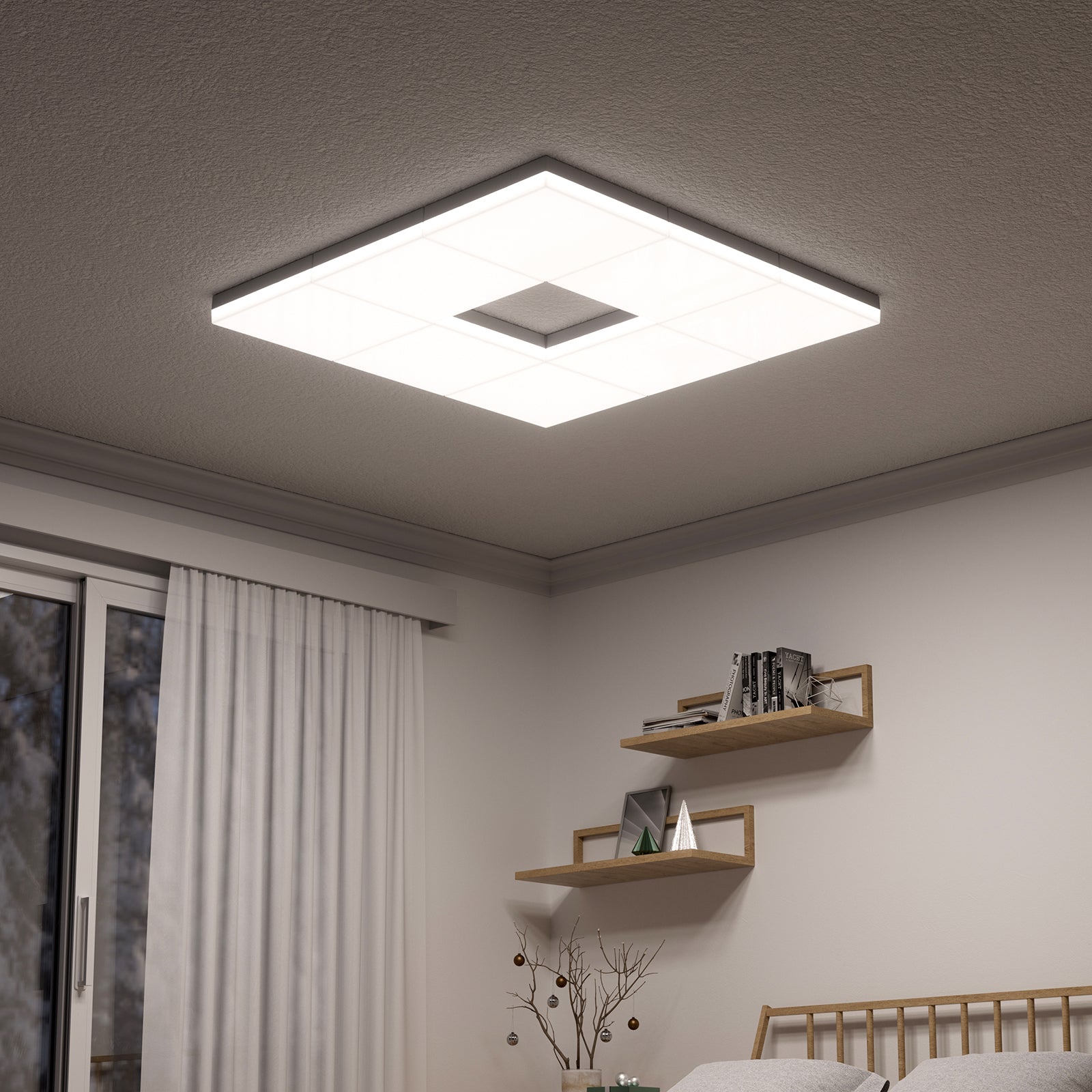 Nanoleaf 智慧 Skylight 擴充套件 1塊 16M色彩 自然天空模擬 可擴展至99面板