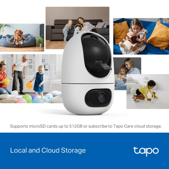 TP-Link Tapo C245D 2K 3MP 雙鏡頭旋轉式家居攝影機