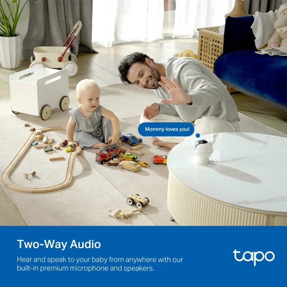 TP-Link Tapo C840 雙鏡頭400萬像素旋轉式AI智能嬰兒攝影機