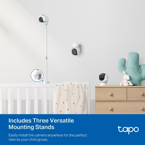 TP-Link Tapo C840 雙鏡頭400萬像素旋轉式AI智能嬰兒攝影機