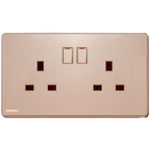 西門子 DELTA®arina 13A 雙位開關插座 產品圖片