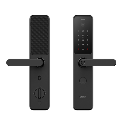 Lockin 鹿客 X9 七合一指紋把手電子鎖 (黑色)