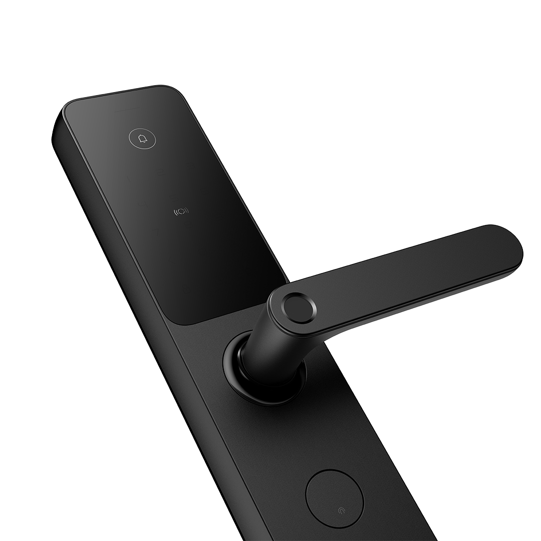 Lockin 鹿客 X9 七合一指紋把手電子鎖 (黑色)