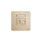 AvatarOn奐尚 RJ45 單／兩位, Cat 5e/ 6 數據Keystone面板 備防塵活門 ｜ 請先查詢現貨 - LINKO Shop