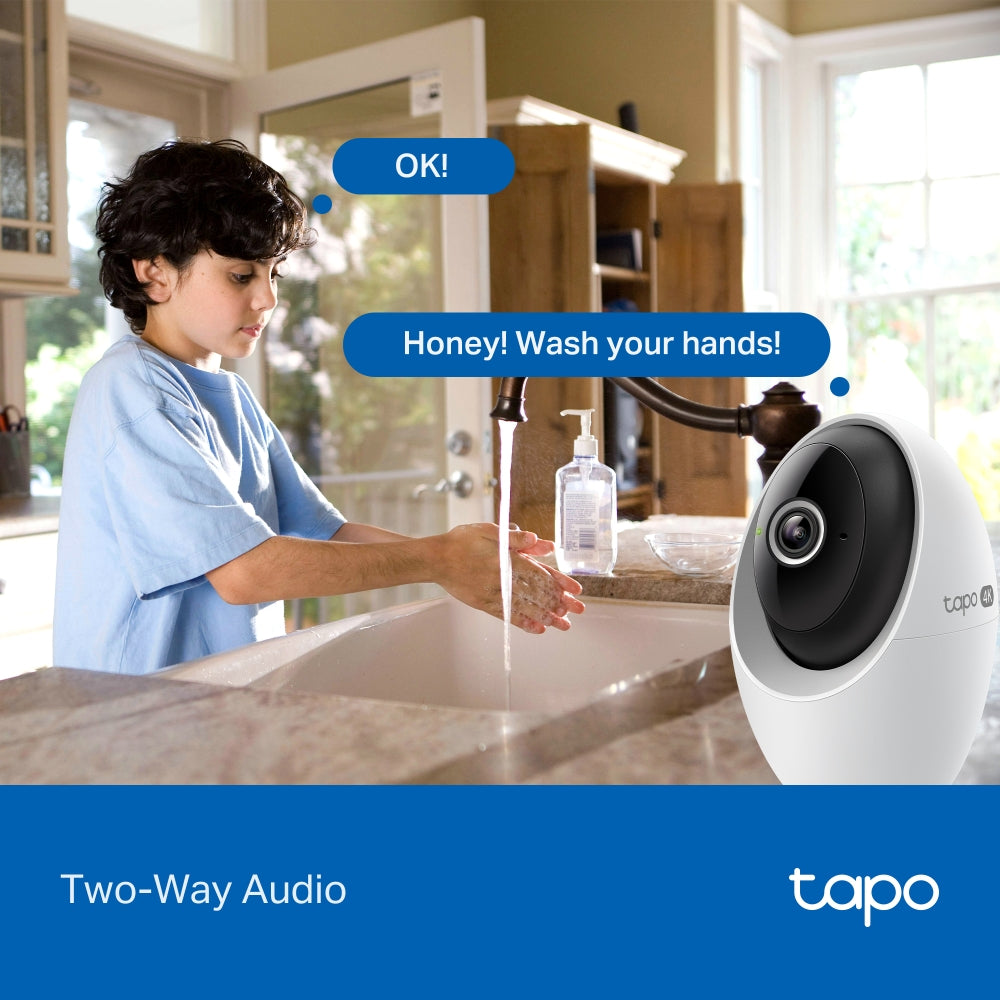 Tapo C260 4K 8MP 旋轉式 AI 家庭防護 Wi-Fi 網路攝影機