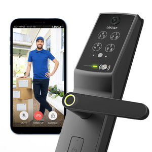 (限時優惠) Lockly Vision Lux PGD898 智能電子門鎖  | 4年保養 | 內建攝影門鐘