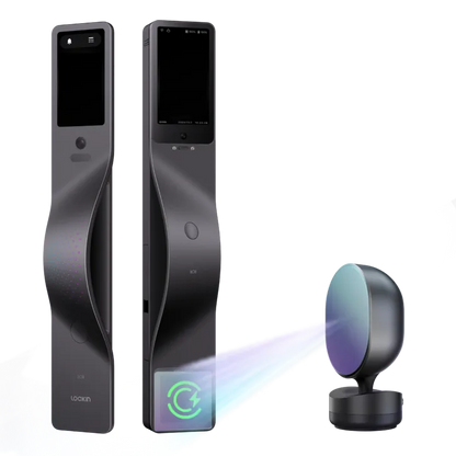 Lockin 鹿客 V7 Max 真AI智能電子門鎖 (左/右開可選) (深空灰)