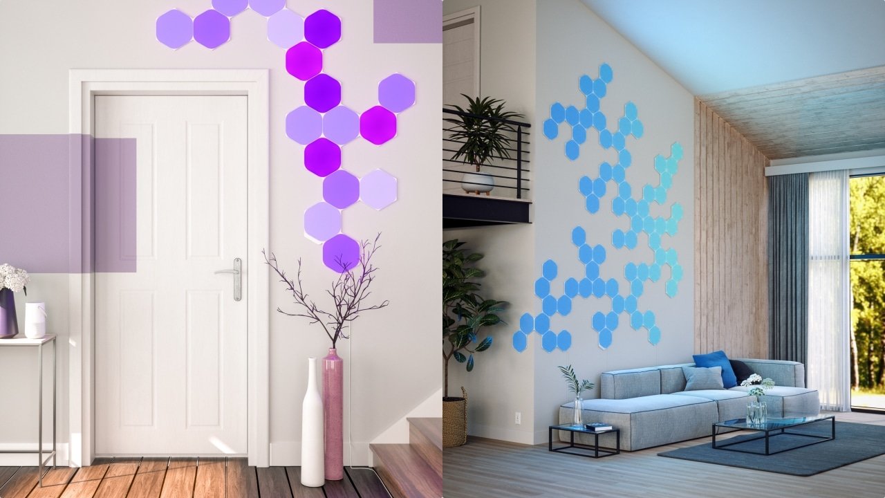 Nanoleaf Shapes 六角形智能燈板 3片套裝，色彩繽紛 可觸控 支援HomeKit 即插即用 簡易安裝
