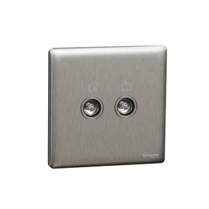施耐德 Unica X 兩位電視/收音機天線主板插座