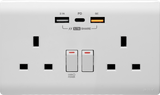 M2K PDQC Type C及USB 5.7A快速充電面板(孖蘇)