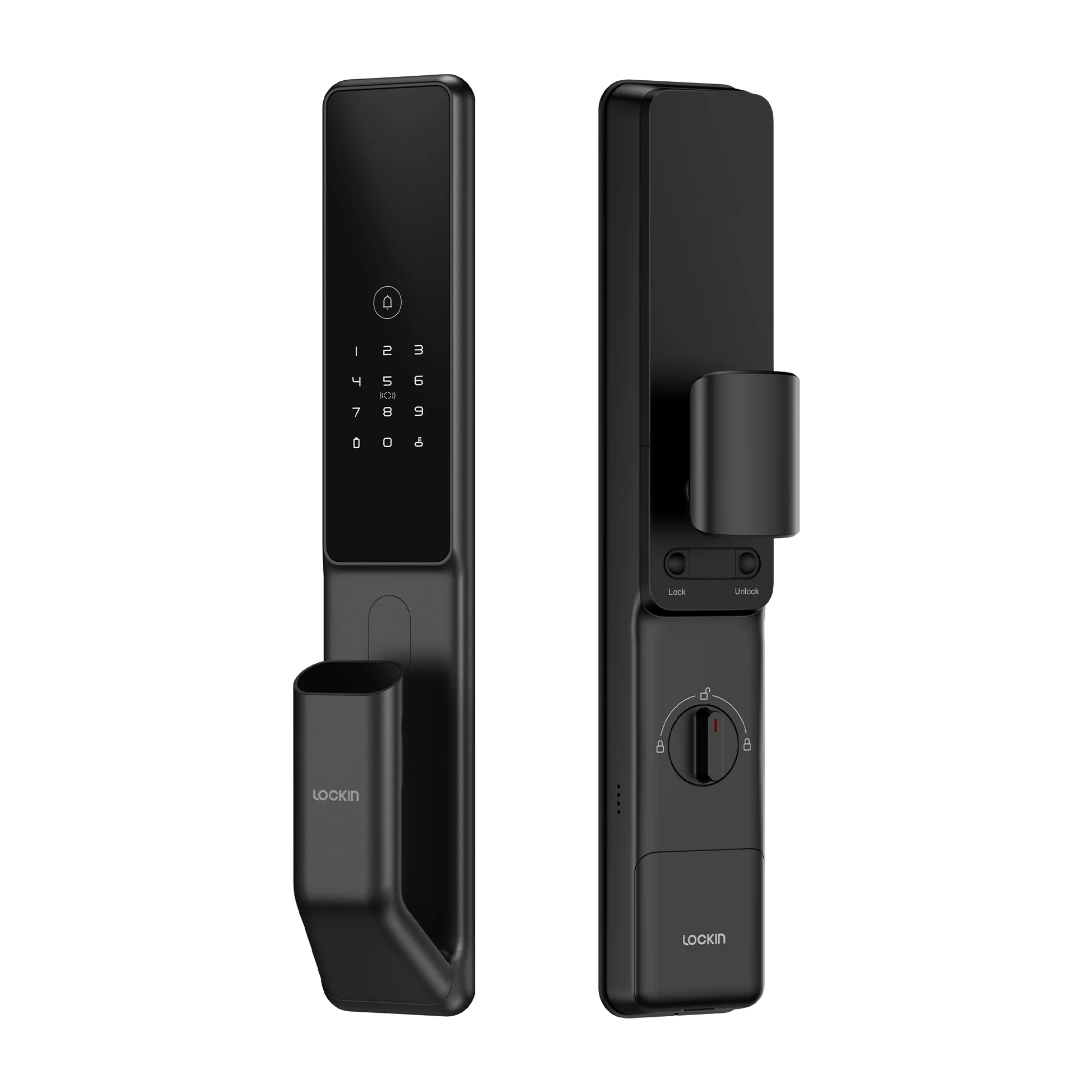 Lockin 鹿客 S5 指靜脈智能電子門鎖 (黑色)