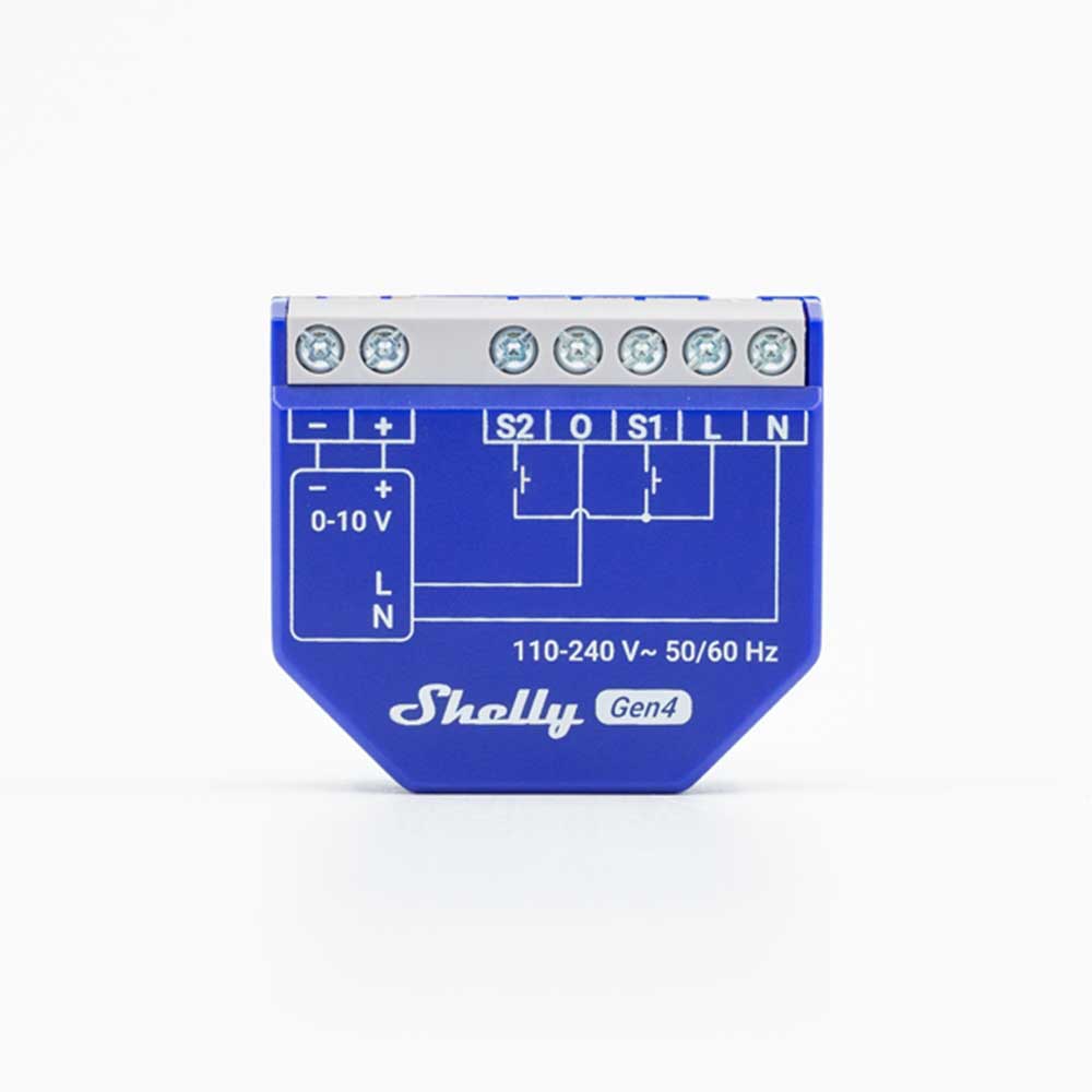 Shelly Dimmer 0/1-10V PM Gen4 智慧調光控制器