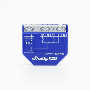 Shelly Dimmer 0/1-10V PM Gen4 智慧調光控制器