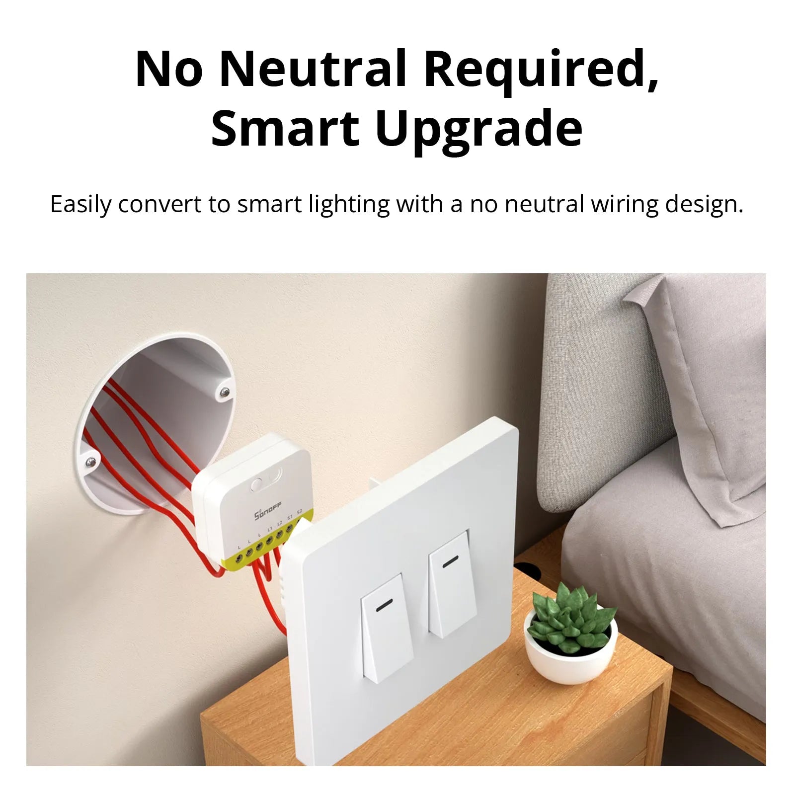 SONOFF MINI DUO-L 2路單火線 Zigbee 智慧開關 MINI-ZB2GS-L
