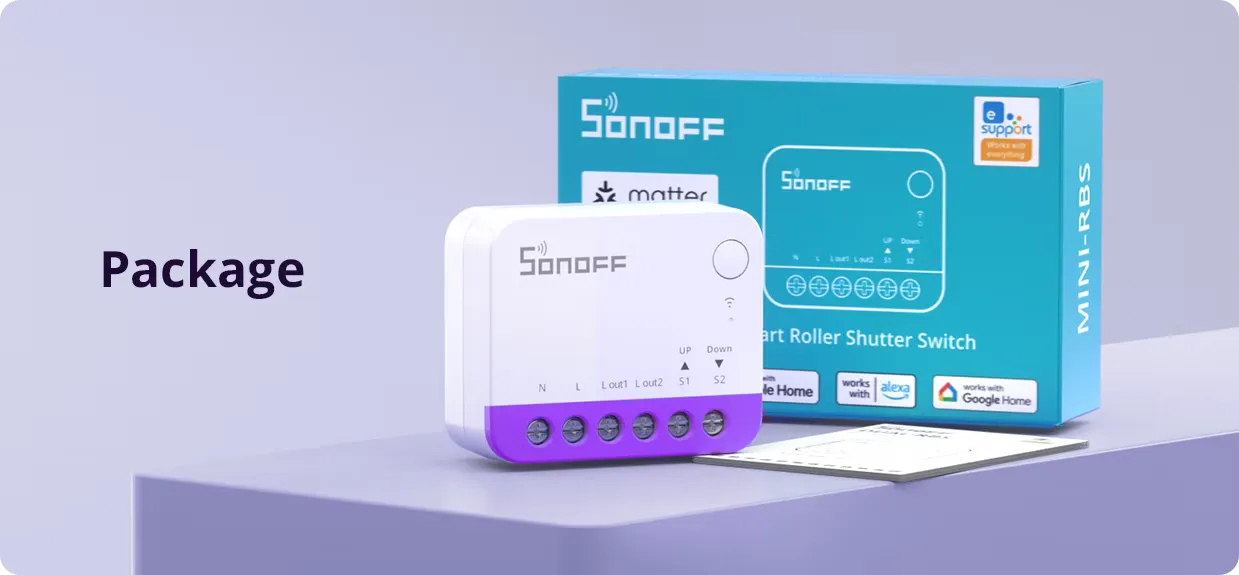 SONOFF 智慧捲簾開關 MINI-RBS