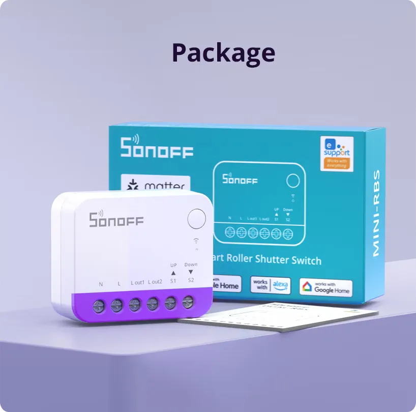 SONOFF 智慧捲簾開關 MINI-RBS