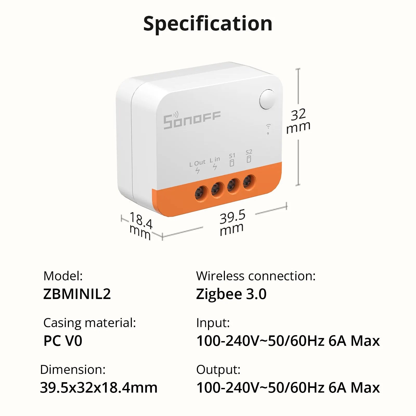 SONOFF ZBMINI Extreme Zigbee 智慧開關 ZBMINIL2