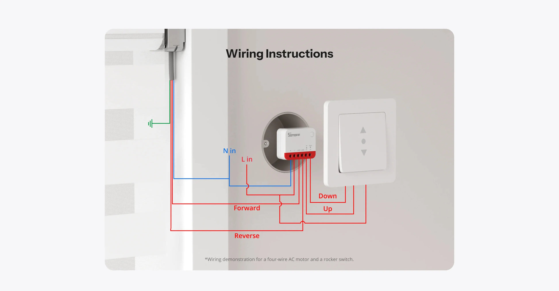 SONOFF Zigbee 智慧捲簾開關 MINI-ZBRBS