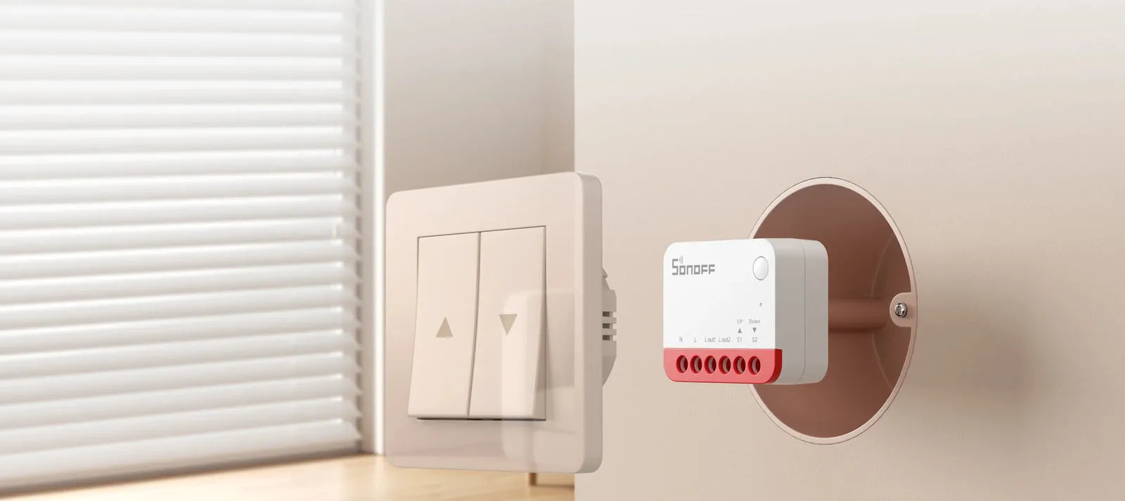 SONOFF Zigbee 智慧捲簾開關 MINI-ZBRBS