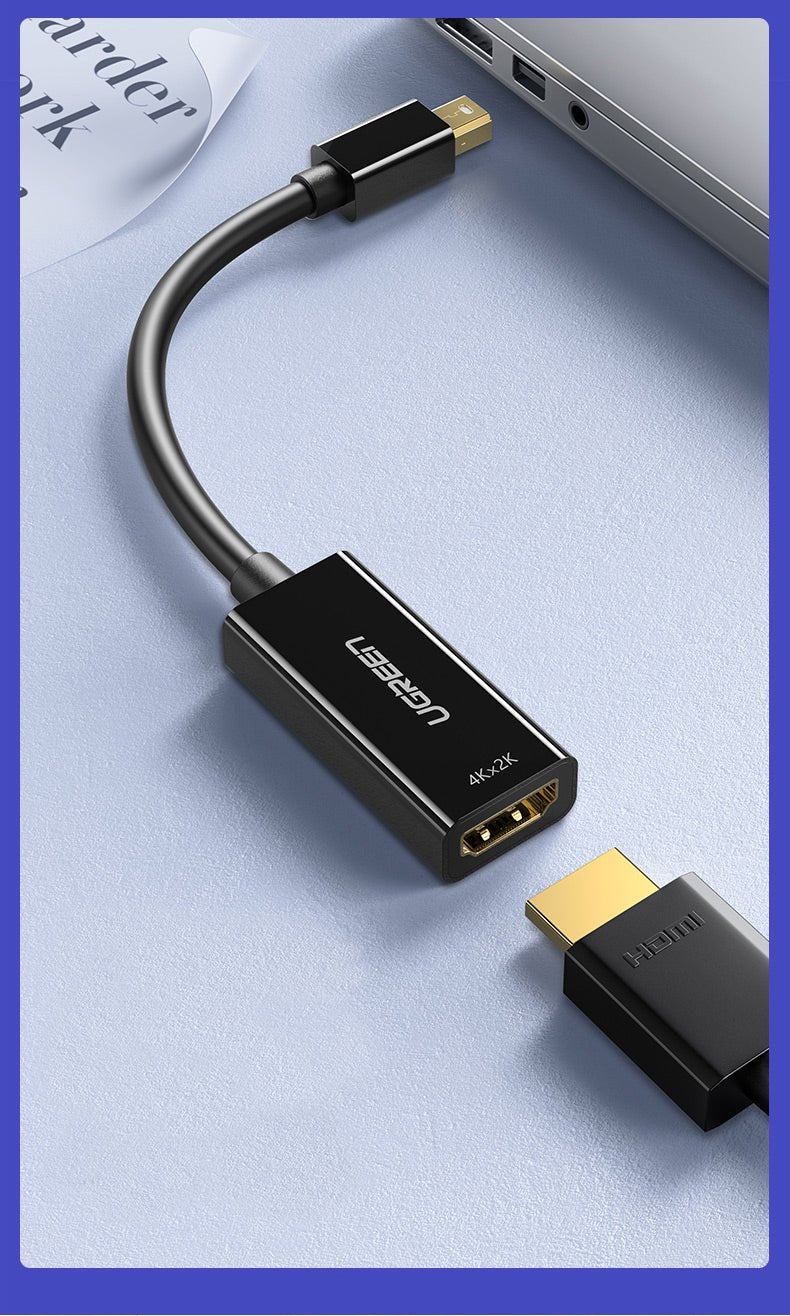 [25cm] Mini DisplayPort轉HDMI公對母線 Mini DisplayPort to HDMI 4K HDMI Cable - LINKO Shop