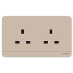 Schneider Electric AvatarOn 13A 兩位連保護門插座 電源插座 – 圖2 | linko.shop