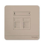 AvatarOn奐尚 單／兩位RJ11四線電話插座,Keystone面板備防塵活門 ｜ 請先查詢現貨 - LINKO Shop