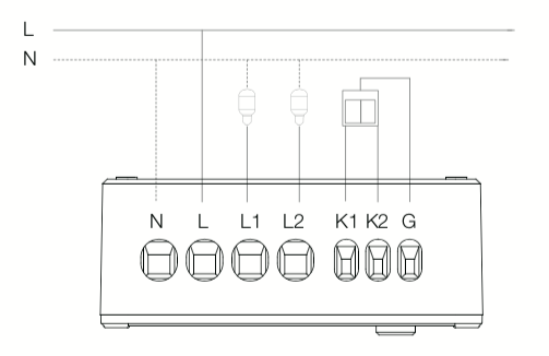 LifeSmart 奇點開關模塊 Cube Switch Module (一／二／三掣位) | 根據環境而自動調節燈光 - LINKO Shop