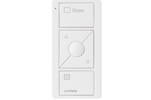 Lutron 3按鈕 Pico 射頻無線控制器 (帶透光簾文字及開/關/預設/升/降的圖示) - LINKO Shop