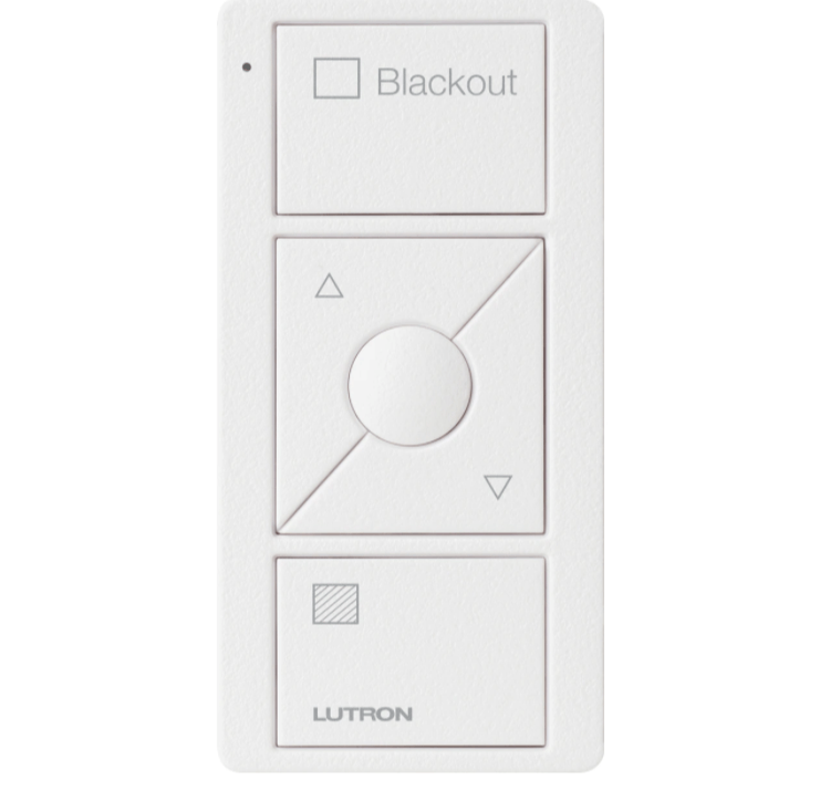 Lutron 3按鈕 Pico 射頻無線控制器 (帶遮光簾文字及開/關/預設/升/降的圖示) - LINKO Shop