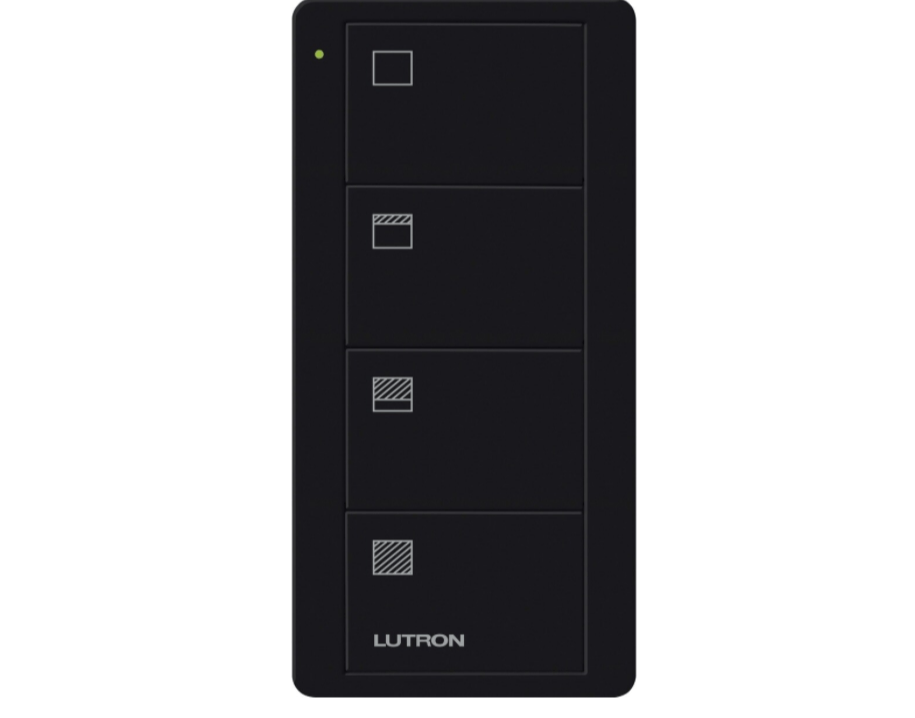 Lutron 4按鈕 Pico 射頻無線控制器 (帶窗簾開/關/預設/1/2的圖示) - LINKO Shop