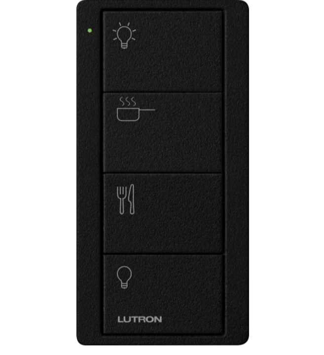Lutron 4按鈕 Pico 射頻無線控制器（帶廚房適用的場景圖示） - LINKO Shop