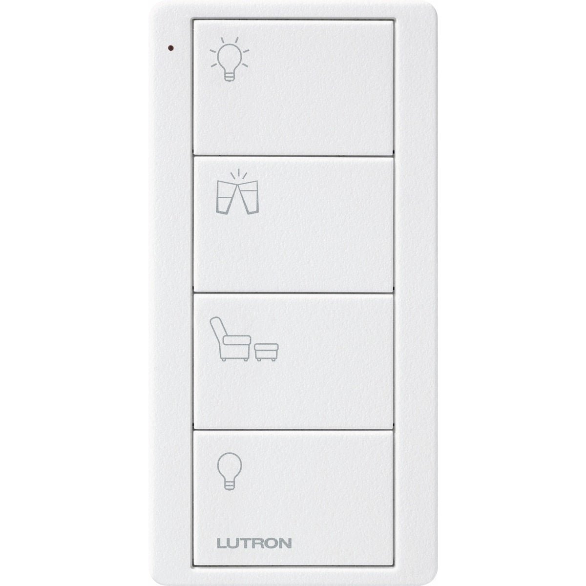 Lutron 4按鈕 Pico 射頻無線控制器 (帶任何房間適用的場景圖示) - LINKO Shop