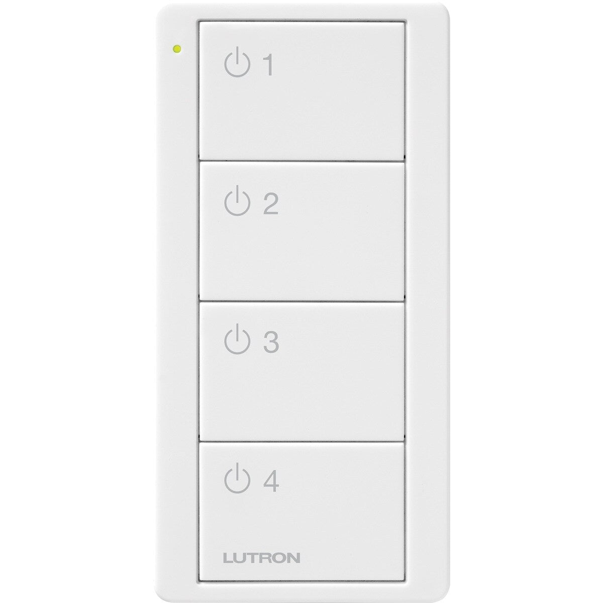 Lutron 4按鈕 Pico 射頻無線控制器 (帶4組燈光控制的圖示) - LINKO Shop