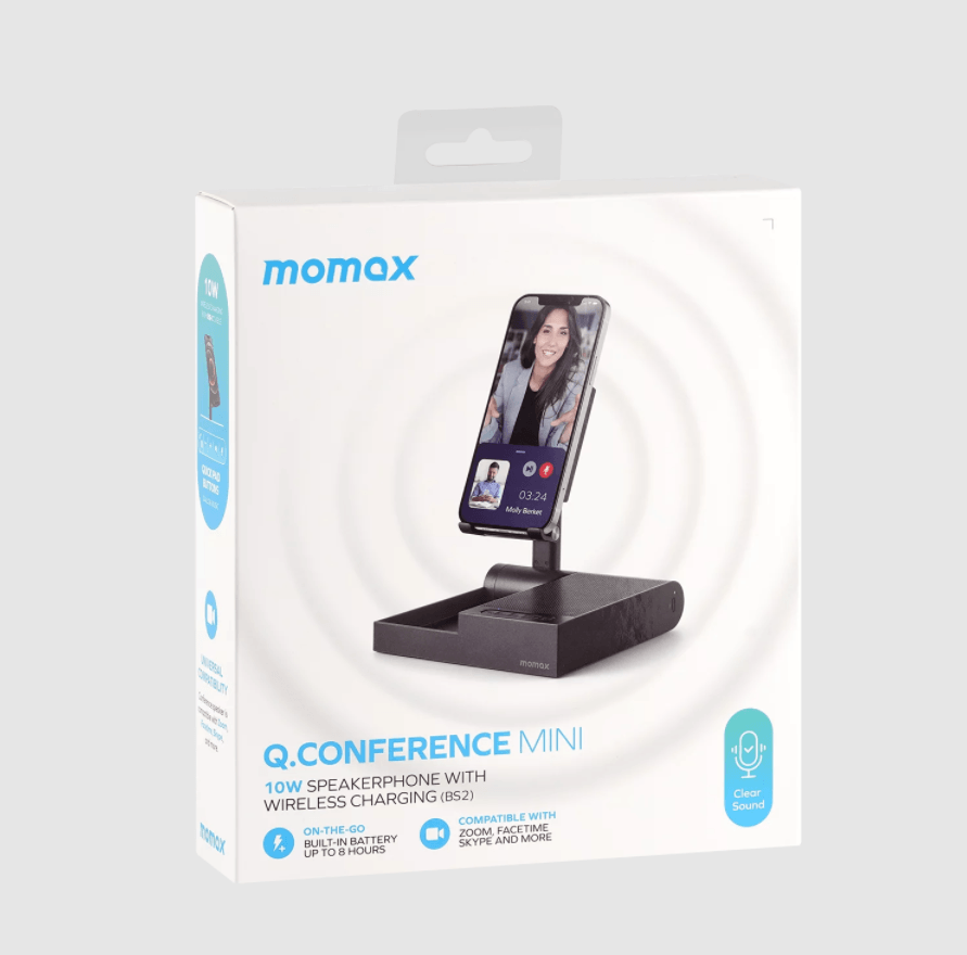 Momax Q.Conference Mini 藍牙會議喇叭連無線充電 | 收音效果一流 - LINKO Shop