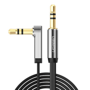UGREEN 3.5mm公對公彎頭車載AUX音頻耳機線 (BF) - LINKO Shop