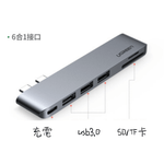 UGREEN 5合一 MacBook Air/Pro Type-C多功能雙頭擴充器 (Hdmi/usb/sd/tf插口） - LINKO Shop