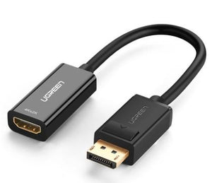 UGREEN DisplayPort轉HDMI公對母線 (1080p、4K)Displayport To HDMI Male to Female Audio and Video Cable - LINKO Shop